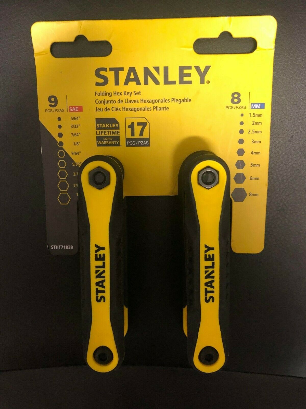 Stanley STHT71839 Folding Hex Key Set  - $21.99