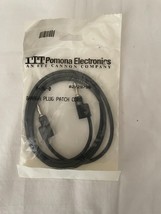 ITT Pomona Electronics B-36-0 Banana Plug Patch Cord 36&quot; -e311 - $5.54
