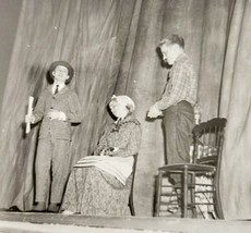 1954 Real Photo The Florist Shop Play Theater Scene 1 Union Officers Pen... - $39.99