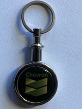 Vintage Chevron Keychain/Fob. Removable ring.  Collectible petroliana. - $6.35