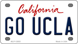 Go UCLA California Novelty Mini Metal License Plate Tag - $14.95