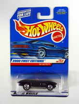 Hot Wheels &#39;65 Vette #079 First Editions 19 of 36 Black Die-Cast Car 2000 - £2.35 GBP