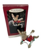 1994 Hallmark Keepsake Angel Hare Rabbit with Halo Christmas Tree Orname... - $6.15 CAD
