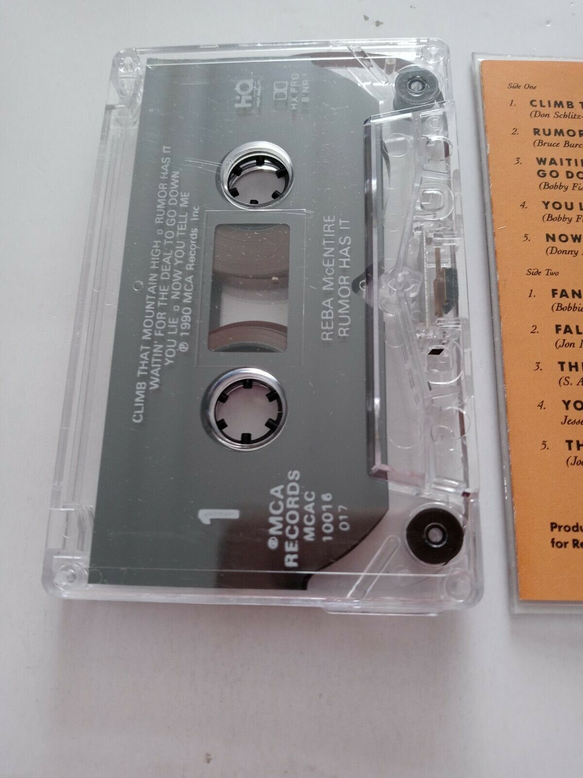 Rumor Has It Reba McEntire (Cassette 1990, MCA Records) Item image 6