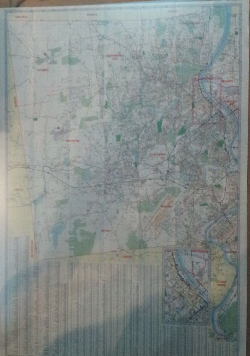 Greater Springfield MA Laminated Wall Map - Maps & Atlases
