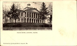 Private Mailing CARD-STATE House -AUGUSTA Maine With Early Stamp BK45 - £12.66 GBP