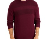 Club Room Men&#39;s Textured Cotton Sweater Red Plum-2XL - £15.22 GBP