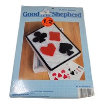 Kit For Handmade Plastic Canvas Yarn Playing Card Suits home bar Craft C... - $12.18