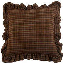 Rustic Plaid Euro Sham with Cabin Bear Design - $2,558.67 MXN