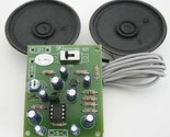 SIMPLE DUAL STATION INTERCOM 6-12VDC DIY Electronic Project Education Fo... - $23.75