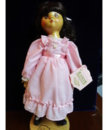 1980s Raikes Originals 16&quot; wooden doll in wooden stand, original box RAR... - $171.96 CAD