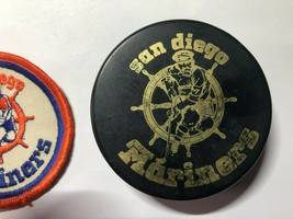 WHA San Diego Mariners Official Vintage Game Puck Made in CZ 1975/76 wit... - £23.97 GBP