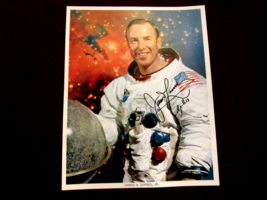 James Jim Lovell Apollo 13 Astronaut Signed Auto Vintage Nasa Litho Photo Asf - £312.86 GBP