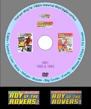 Roy of the Rovers Comic Collection 1991, 1992 &amp; 1993 on DVD. UK Classic ... - £4.97 GBP