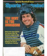 Gary Carter Signed 1983 Sports Illustrated 4/4/83 - £19.34 GBP
