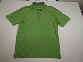 Nike Dri-Fit Short Sleeve Performance Golf Polo Shirt Green Men&#39;s Medium - $14.79