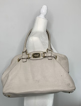 Michael Kors Leather Cream White Shoulder Bag Purse J1 - £38.77 GBP