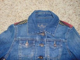Girls Jacket Denim Coat Denim Bullhead Black Trading Co. Blue Jean - siz... - $13.86