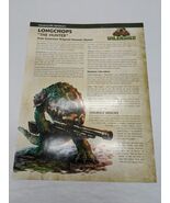 Iron Kingdoms Unleashed Longchops The Hunter RPG Character Booklet - €10,68 EUR