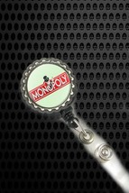 Monopoly game  work Retractable Reel ID Badge Holder nurse Dr secretary ... - $4.80