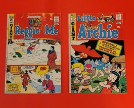 LOT (2) 1973 Archie Series Giant Comics (Little Archie #77; Reggie and Me #61) - £5.27 GBP
