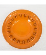 Vintage Orange Ashtray Round Italy PV Peasant Village Mid Century Modern... - $38.70