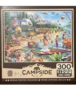 Master Pieces Day at the Lake Campside Puzzle - 300 Large Pieces w/Poster - $24.28 CAD