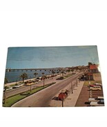 Postcard Beautiful Bay Front St Augustine Florida Montanzas Bay Bridge O... - $88.75 MXN