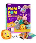 Pom Pom Craft Kit DIY Plush Animal Art Project for Kids Ages 6-9 - €10,95 EUR