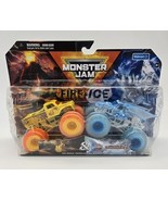 Monster Jam Fire &amp; Ice 2-Pack Whiplash vs Dragonoid 1:64 Die-Cast Trucks... - $25.95 CAD