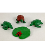 Safari LTD Green Sea Turtle Sawback Pacific Hawksbill Lily Pad Animal PV... - $281.19 MXN