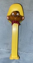 PEZ Dispenser Speedy Gonzalez Mouse Yellow With Feet - $4.28