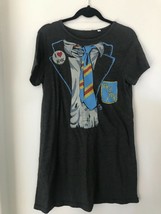 AC DC Dress Gray Shirt and Tie I Love AC DC Logo By JunkFood Women&#39;s Jun... - £11.96 GBP