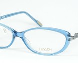 REVLON RV041 ME5 Trasparente Blu/Argento Occhiali da Sole Rv 041 51-14-1... - $84.14