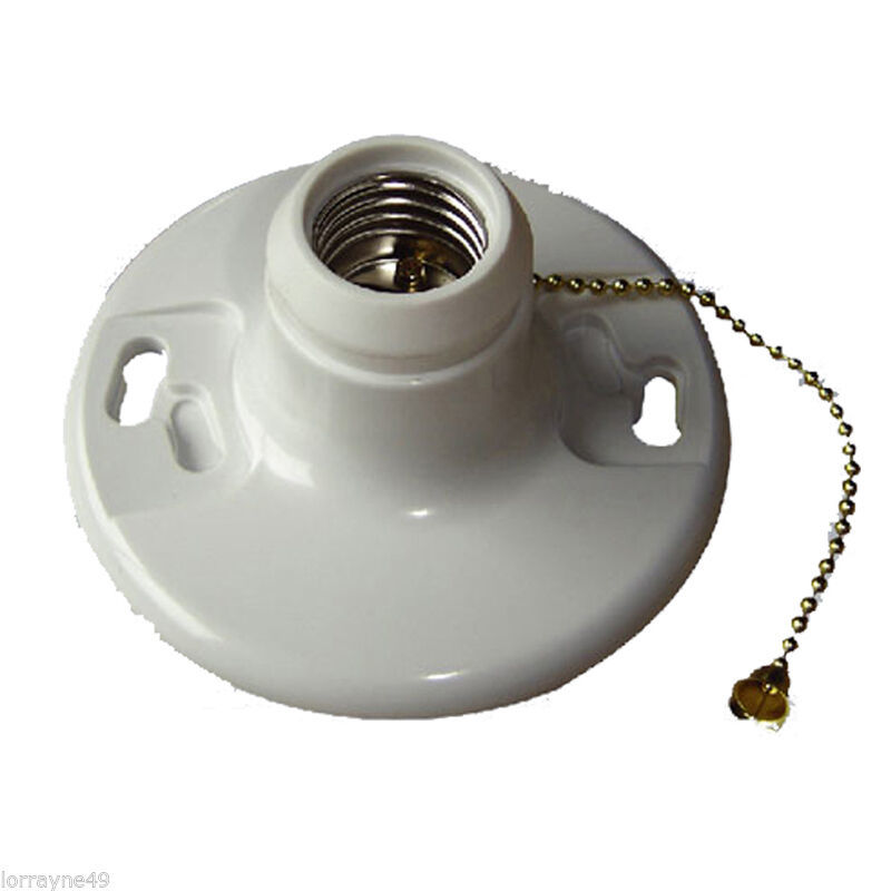 Westgate MS507CW-UL Bakelite Receptacle Without Wire With Pull-up Chain UL - $7.60