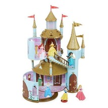 Disney Princess Deluxe Castle Playset + 6 Princesses New in box - £85.08 GBP