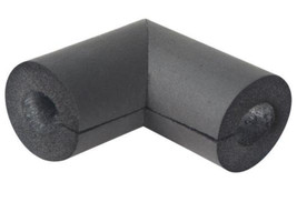 Everbilt 3/4 inch ID x 1/2” Foam Rubber Pre-Slit Pipe Insulation 90 Degree Elbow - £9.18 GBP