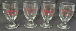 a5) 4 Vintage Valentino's Restaurant Yonkers New York Advertisement Glasses - $19.79