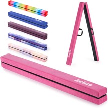 ZELUS 8&#39; Folding Gymnastics Balance Beam, Floor Balance Beam w/Carry Han... - $42.75