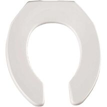 Bemis 1955CT 000 Mayfair Duraloy Open Elongated Toilet Seat, White - $673.20 MXN