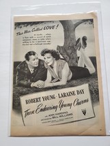 1945 Film Those Enduring Young Charms WWII Print Ad Robert Young Laraine... - £7.82 GBP