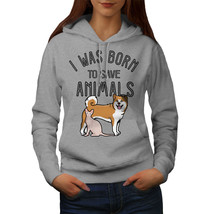 Wellcoda Save Animals Vet Womens Hoodie, Dog Cat Casual Hooded Sweatshirt - $36.82