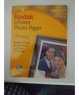 KODAK Ultima Picture Paper High Gloss, 8.5 x 11 (40 Sheets) New Inkjet 7... - $33.46 CAD