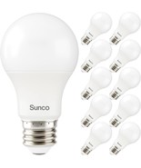 Sunco 10 Pack 3W=40W A19 Led Light Bulbs Cri91 3000K Warm White, 250 Lum... - $54.86 CAD