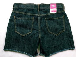 NWT Old Navy Women&#39;s The Flirt Jean Shorts Size 2 Solid Blue Raw Hem - $19.80
