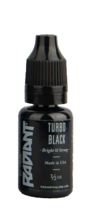 RADIANT INK - TURBO BLACK - 15ml - Bright and Strong - $12.55
