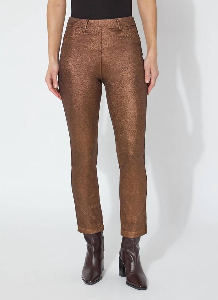 Lysse Coated Straight Denim Pants Size L - $99.00