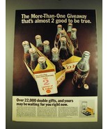 1967 Coca-Cola Coke Soda Ad - The more-than-one giveaway that&#39;s almost 2... - £14.78 GBP