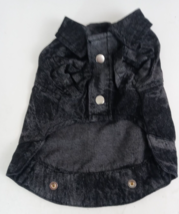 Top Paw Black Denim Jacket XS Dog - $4.94