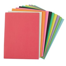 Lightweight Construction Paper, Value Pack, 10 Colors, 300 Sheets With Bonus Ste - £23.59 GBP